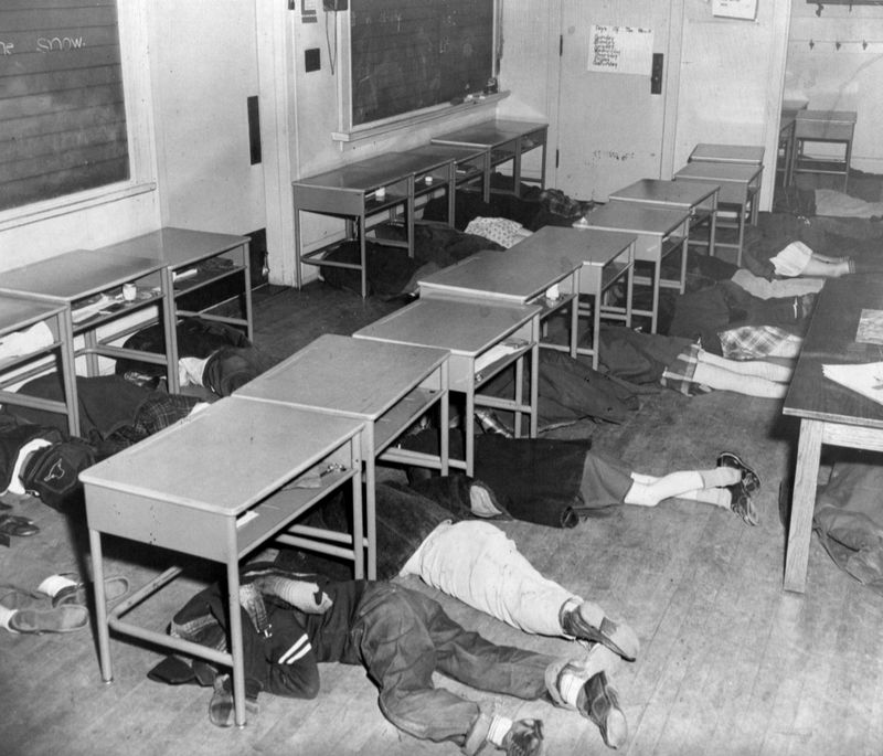 Duck-and-Cover Drills: The Fear Factory