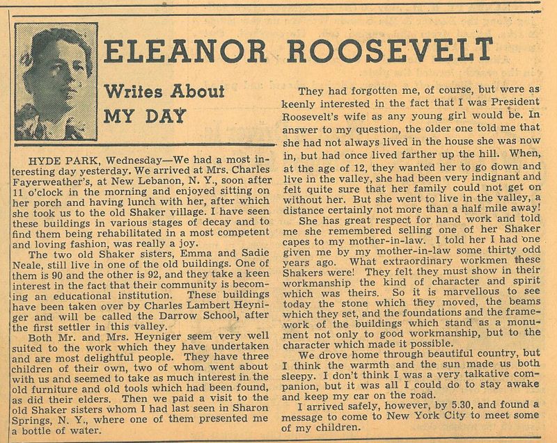 Wrote “My Day” Columns on Racial Justice