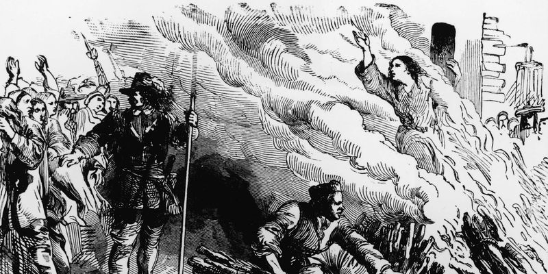 Witches Were Burned at the Stake in Salem