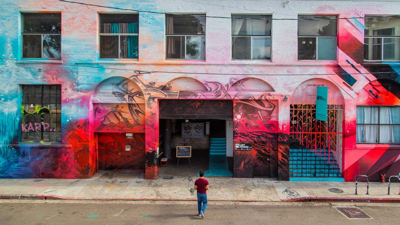 A Mural of Lowe Was Painted in His Hometown of San Pedro, California