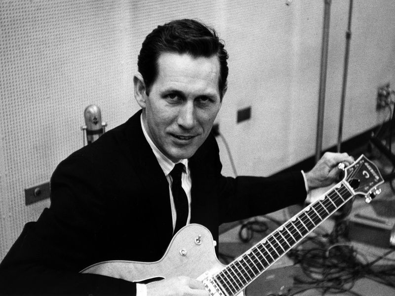 Chet Atkins, American guitarist & producer, 2001