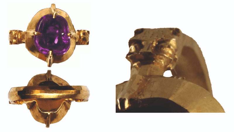 Rare Reddish-Purple Sapphire Centerpiece