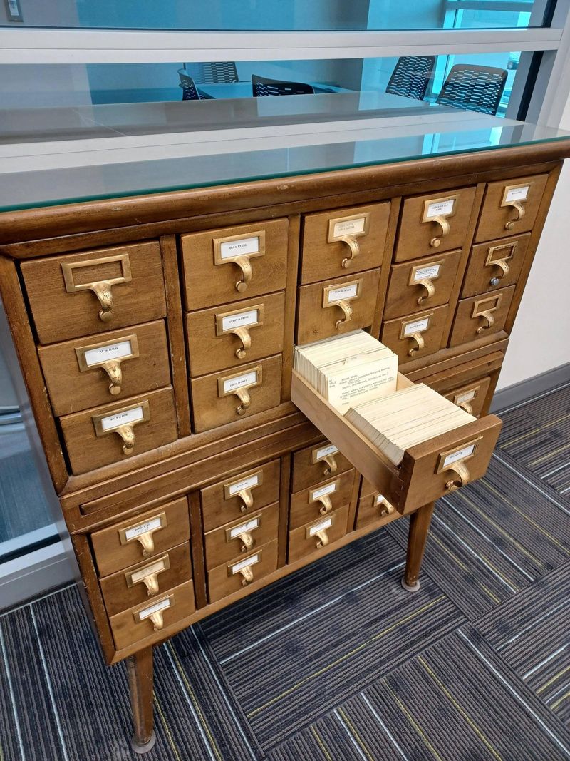 Using a Library Card Catalog