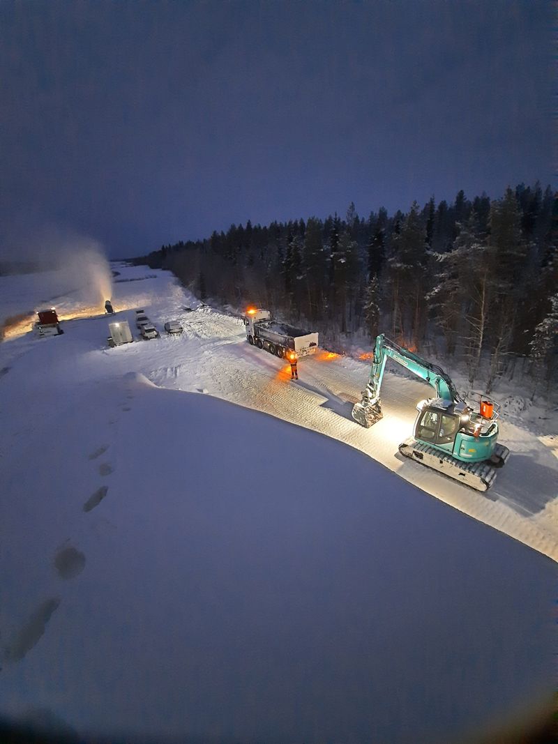 Colder than a well digger's behind.