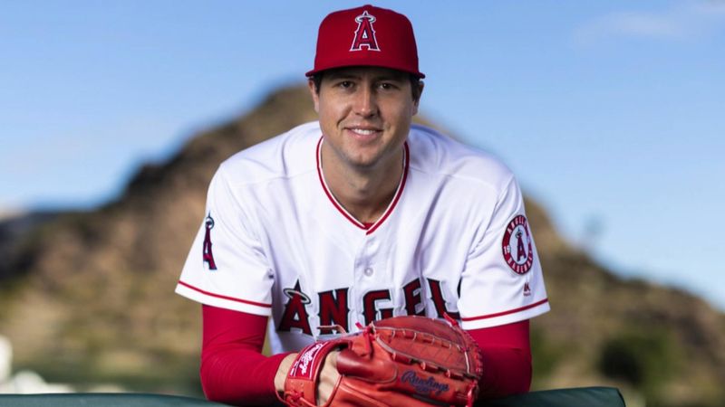 Tyler Skaggs, baseball player, 2019