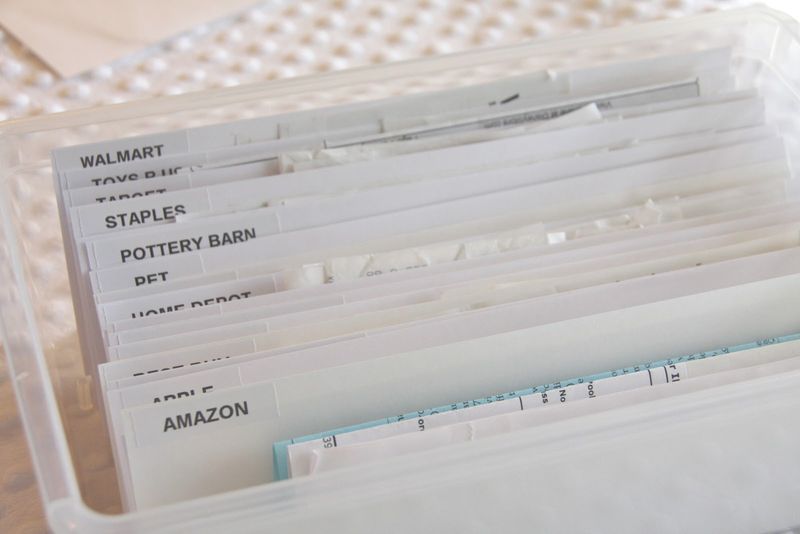 Keeping Paper Receipts for Everything