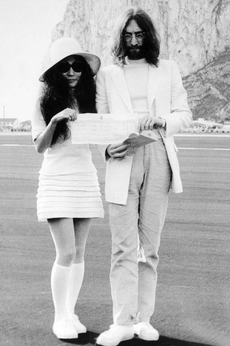 Yoko Ono – Mini Dress and Sun Hat (1969)