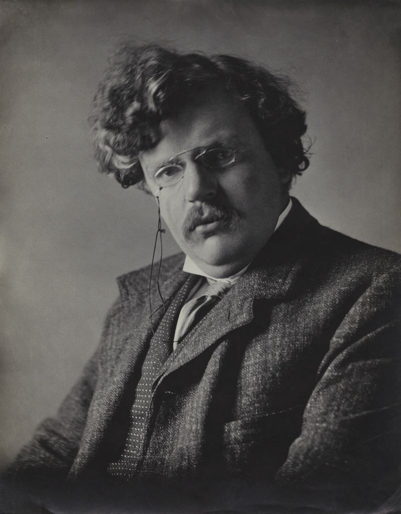Gilbert K. Chesterton, English author, 1936