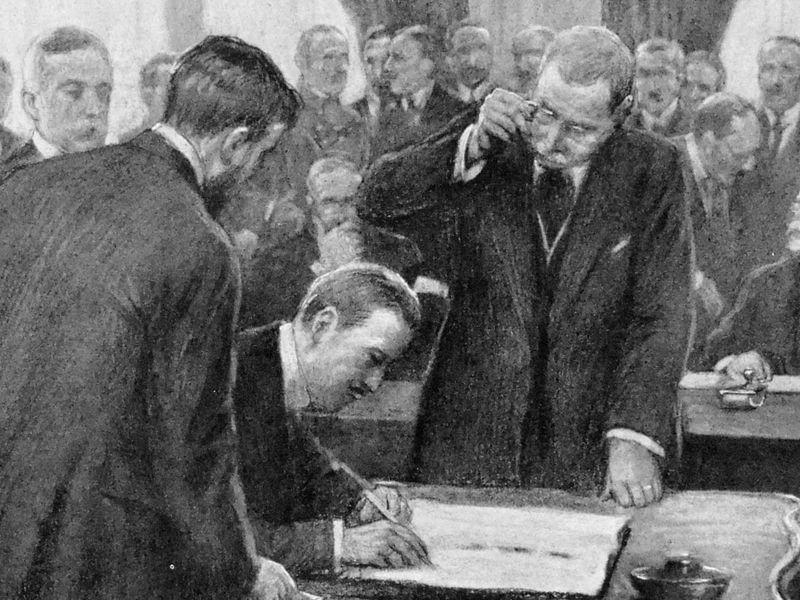 The Treaty of Versailles Ended the War