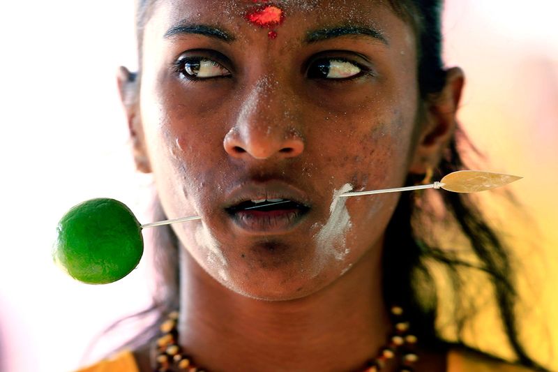 Thaipusam Piercings (Hindu Festival, Malaysia & Singapore)