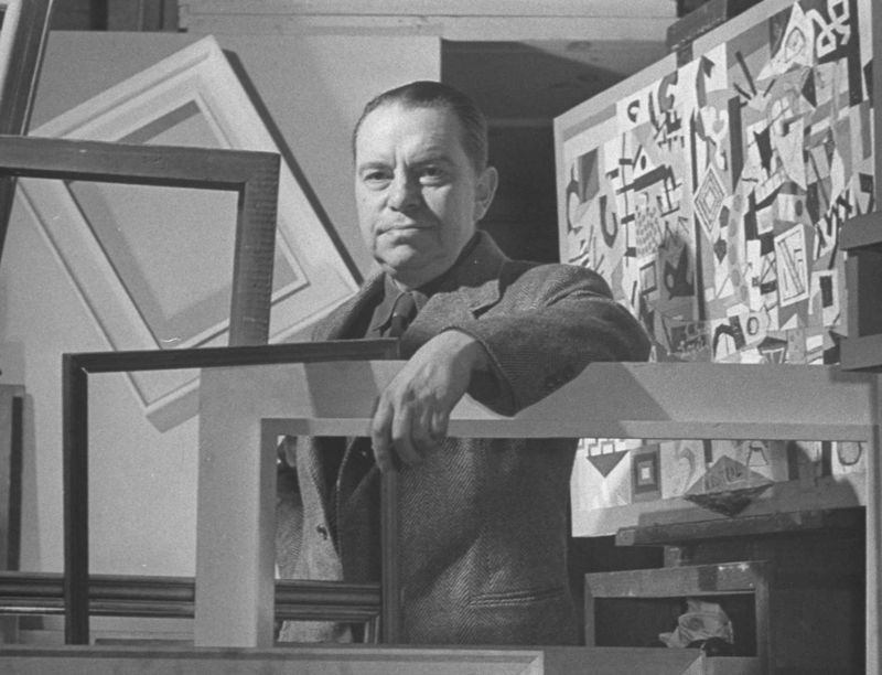 Stuart Davis, Modernist painter, 1964