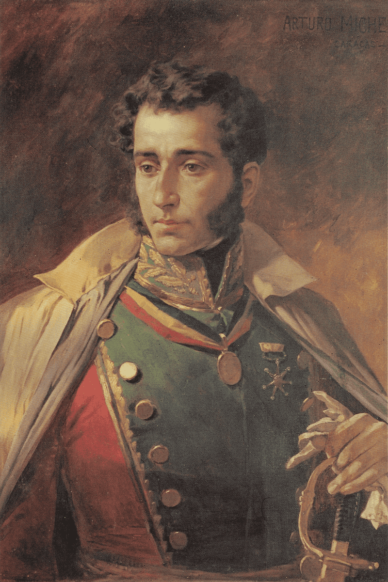 Antonio José de Sucre, Venezuelan independence leader and former President of Bolivia, 1830