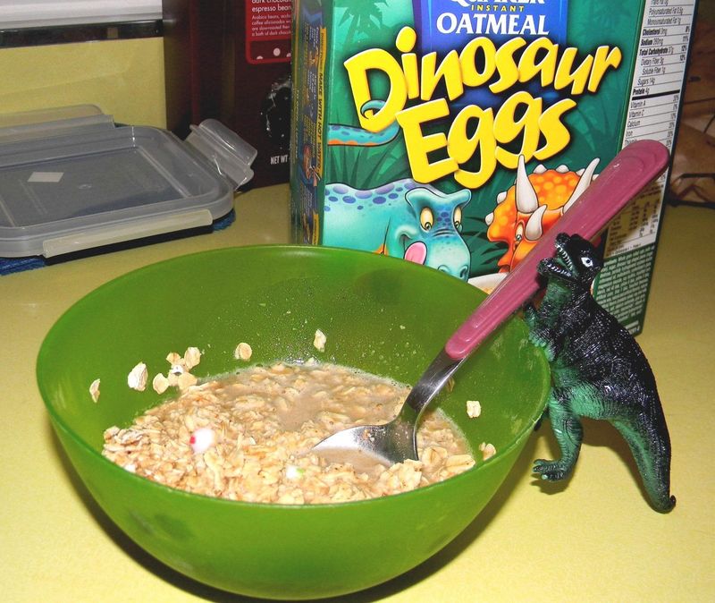 Dinosaur Eggs Oatmeal