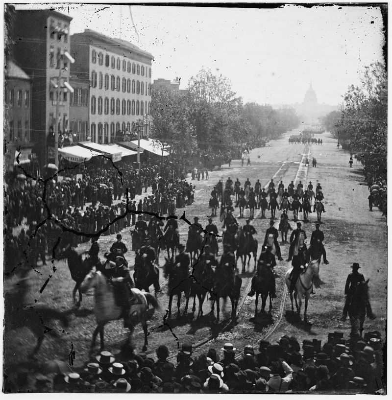 Victory March After Civil War Bloodshed - Grand Review of the Armies (1865)
