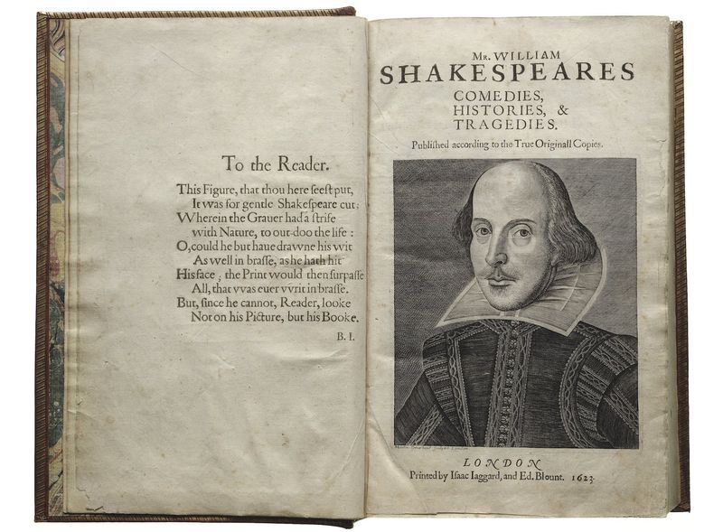 Shakespeare’s First Folio (1623)
