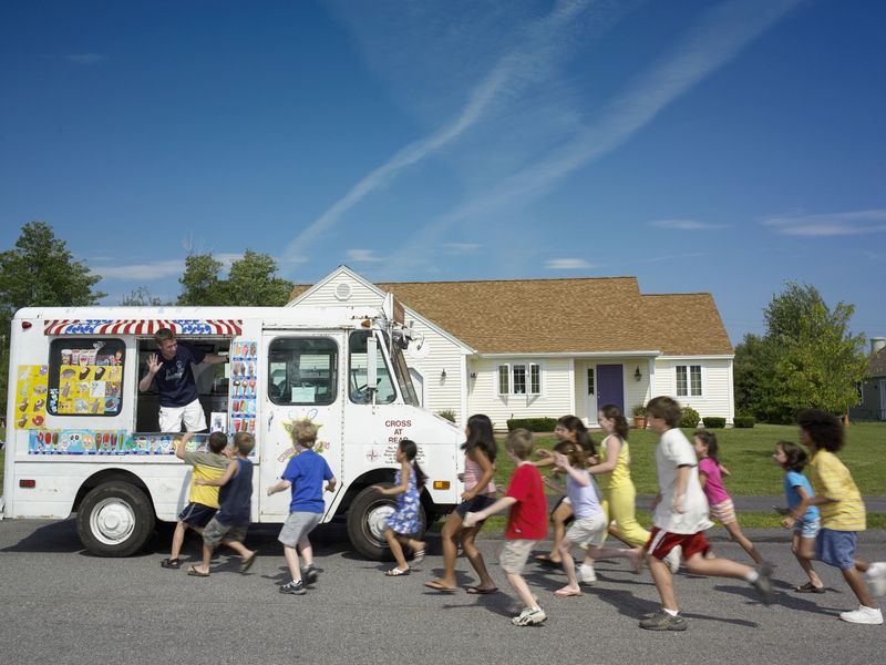 Ice Cream Truck Chasing