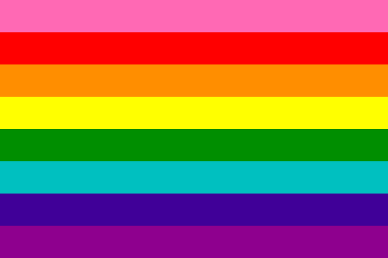 Eight Original Colorful Stripes