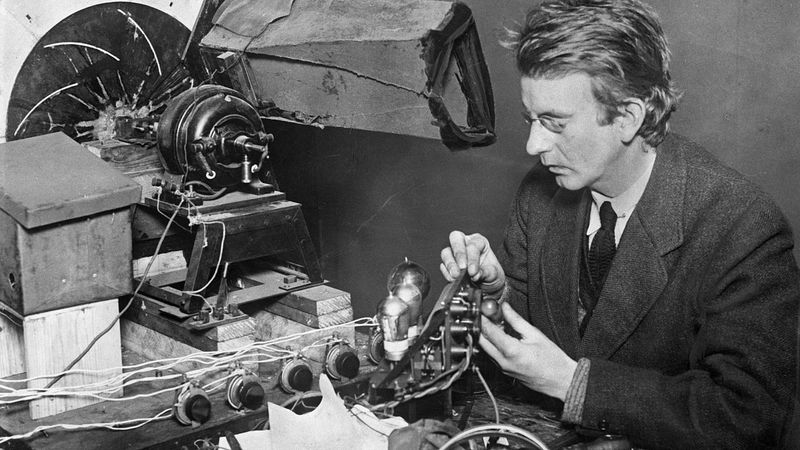 John Logie Baird, Scottish television pioneer, 1946