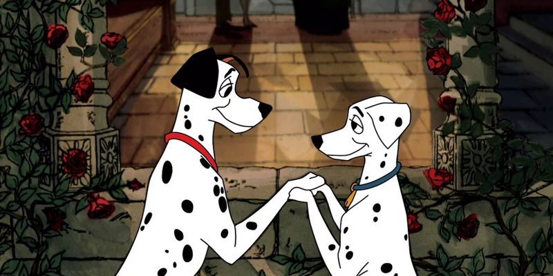 The Canine Wedding Ceremony in 101 Dalmatians