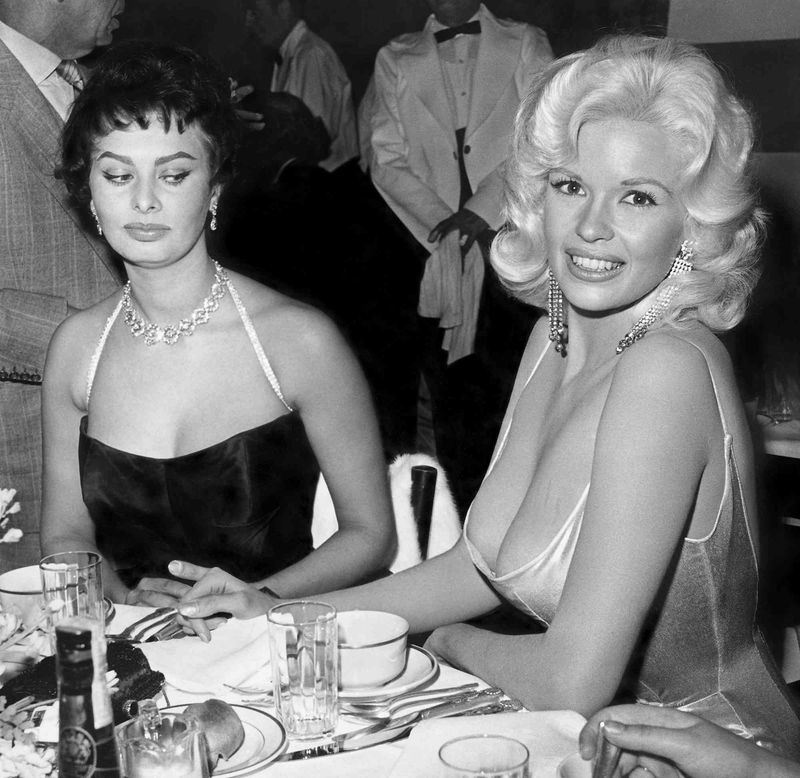 Sophia Loren & Jayne Mansfield (1957)