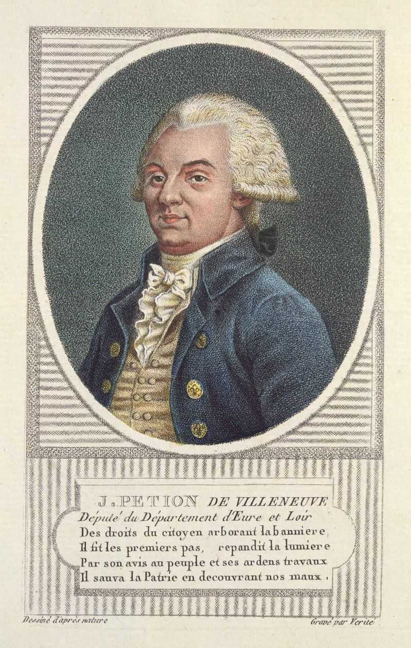 Jérôme Pétion de Villeneuve, French revolutionary politician, died in 1794