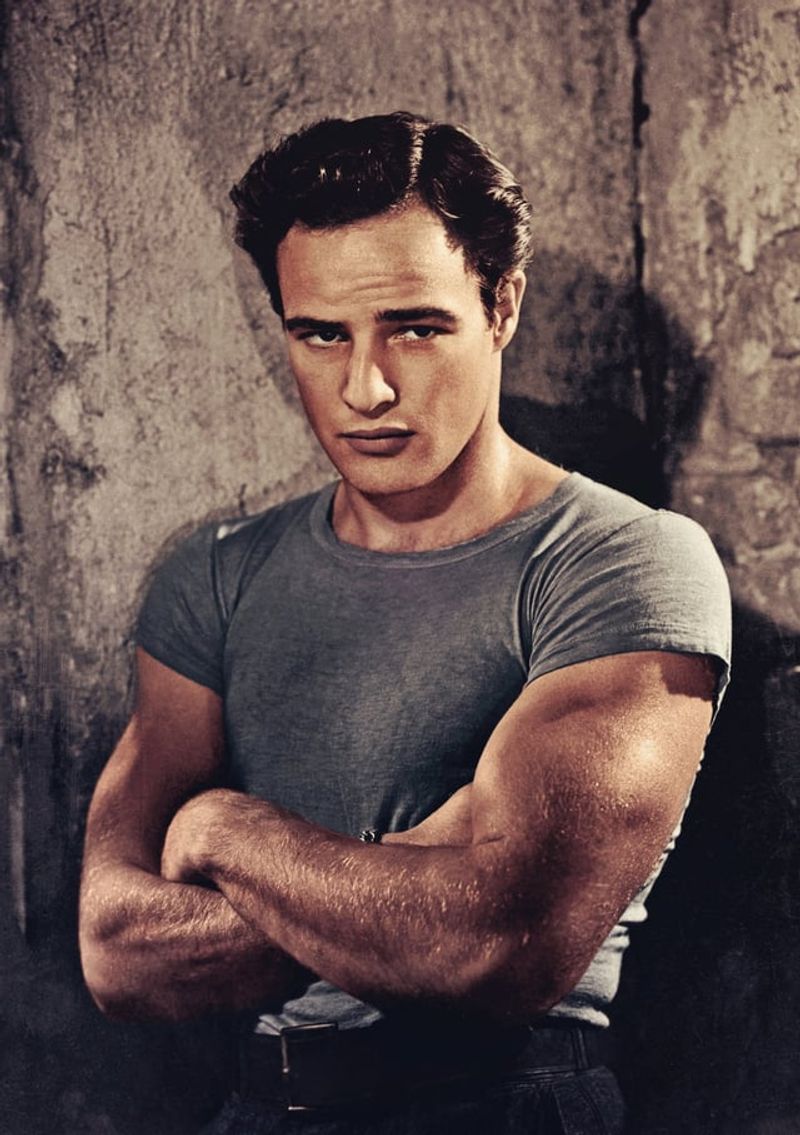 Marlon Brando – Raw, smoldering intensity in A Streetcar Named Desire redefined male sex appeal.