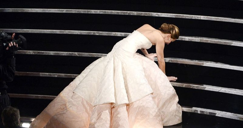 Jennifer Lawrence’s Epic Fall (2013)