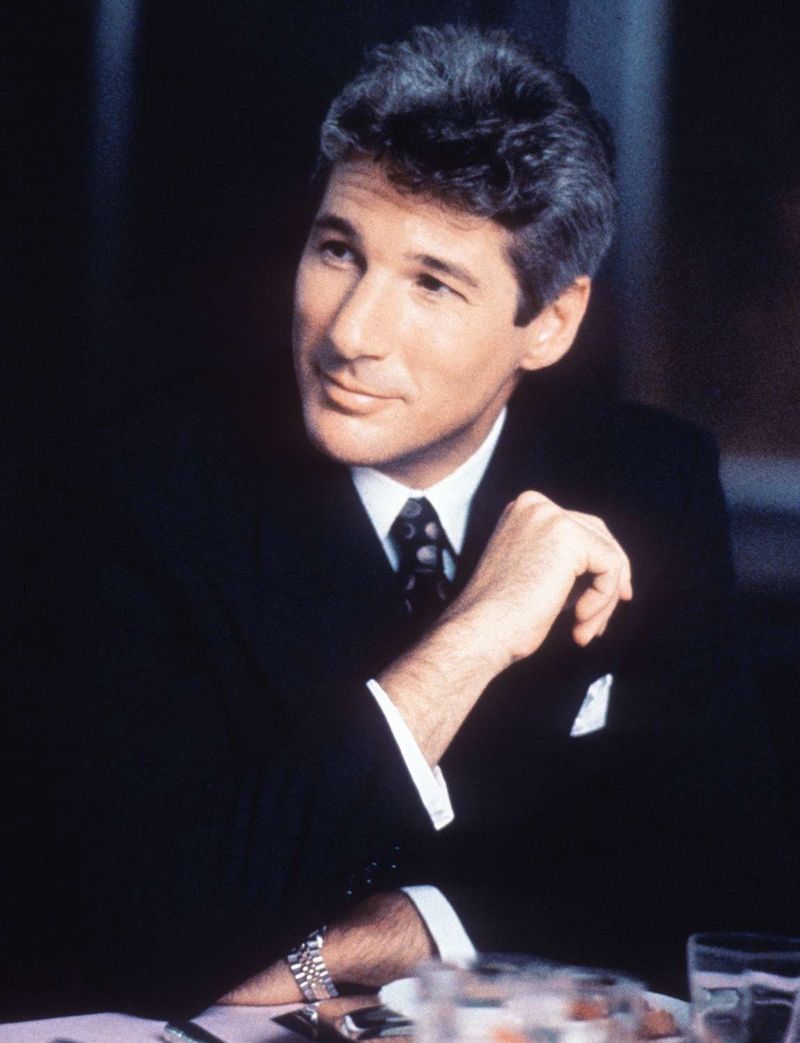 Richard Gere – Smooth, sophisticated, and the ultimate ’80s romantic lead (Pretty Woman, anyone?).