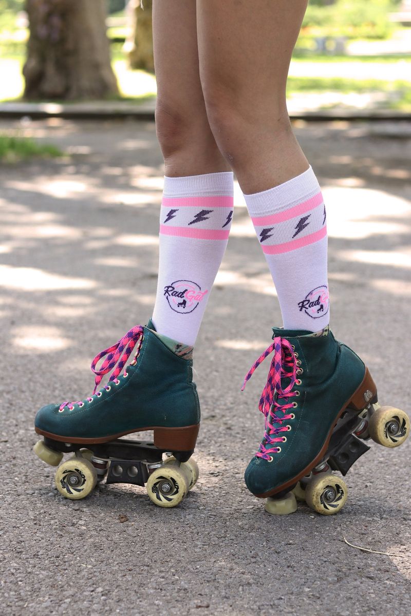 Tube Sock Roller Skating