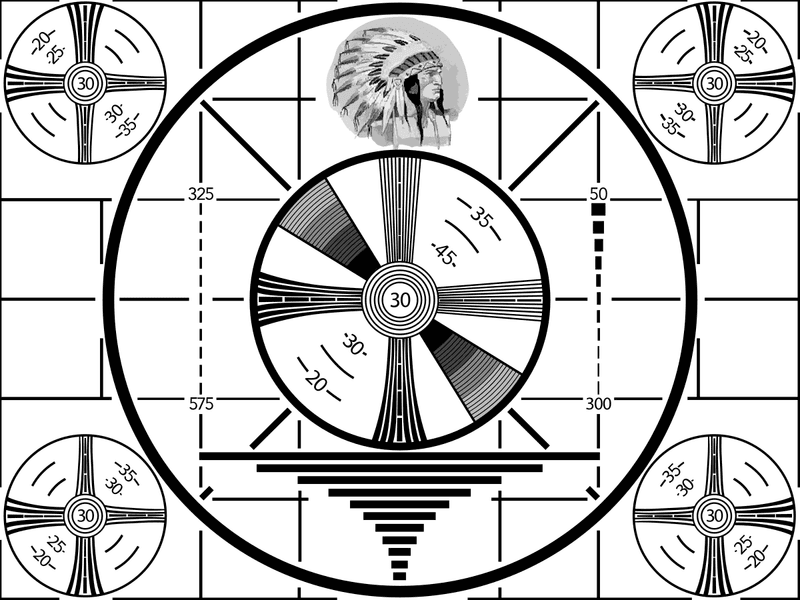 Watching TV Channels Sign Off