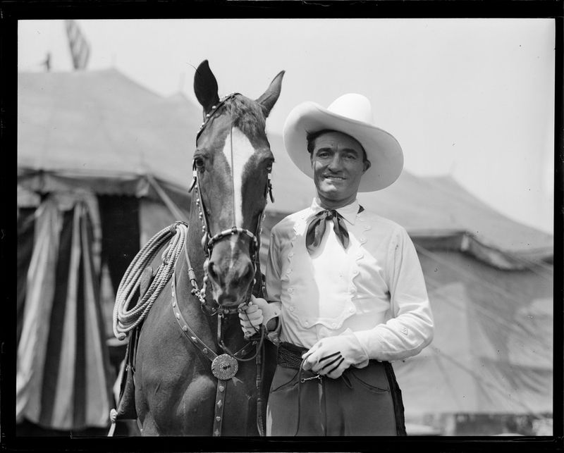 His Horse, Tony, Was a Celebrity Too
