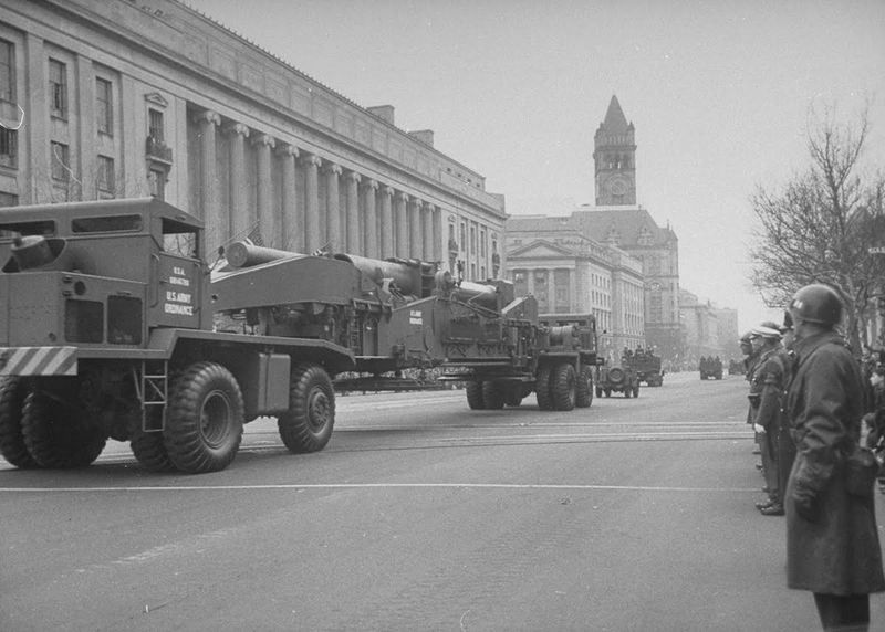 General Becomes Commander-in-Chief - Eisenhower Inauguration Military Parade (1953)