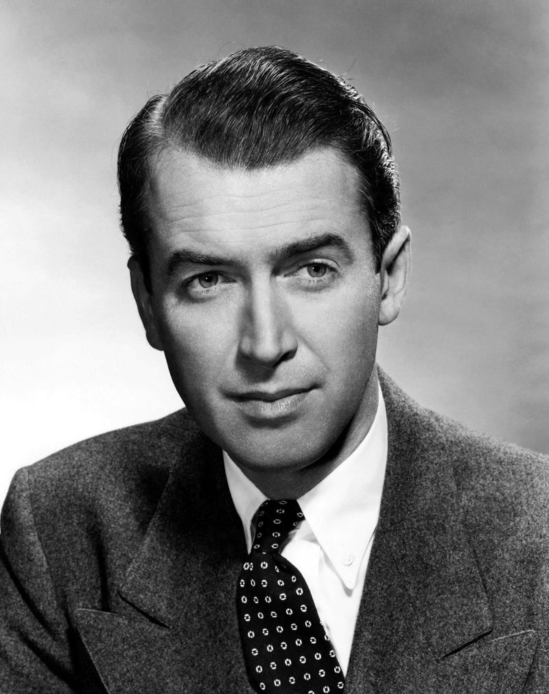 James Stewart – The tall, lanky everyman with an earnest smile and wholesome appeal.