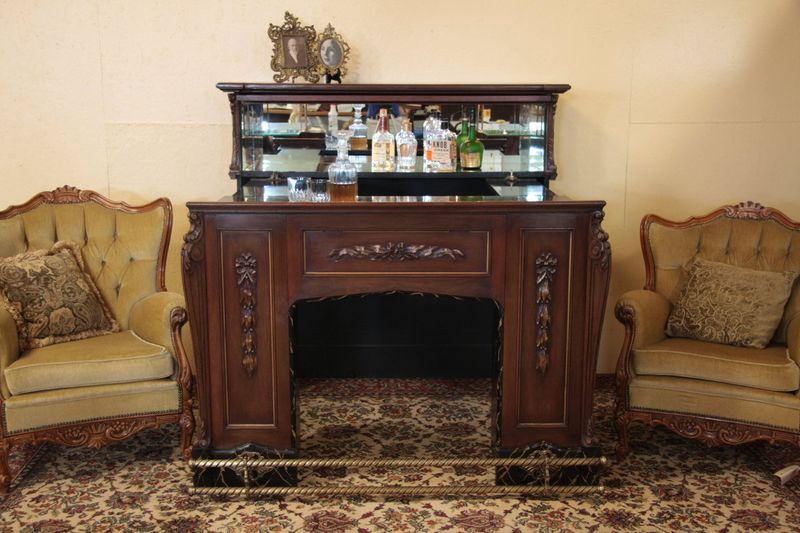 Behind Rotating Fireplace Panels