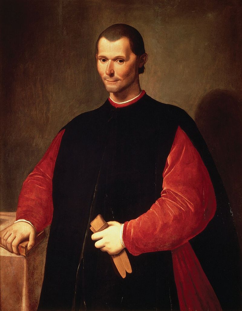 Niccolò Machiavelli, Political philosopher, 1527
