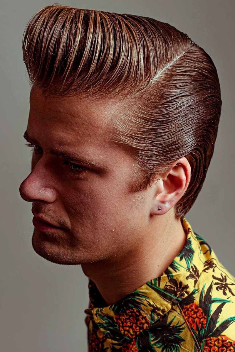 Side-Parted Slick Back