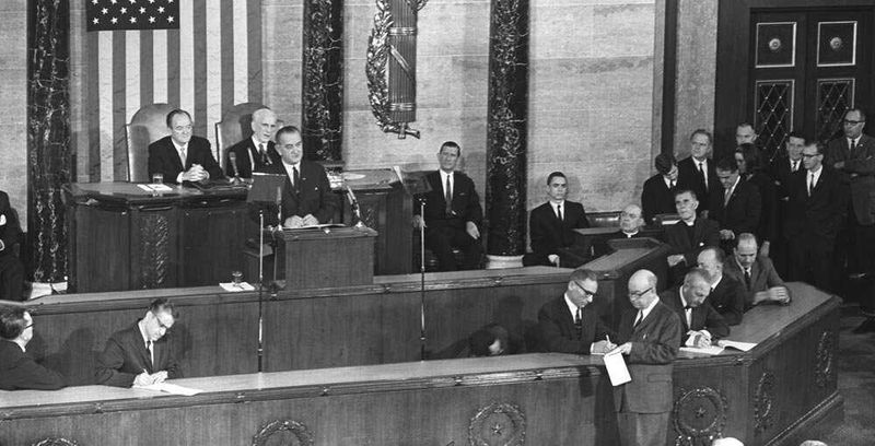 Lyndon B. Johnson – “We Shall Overcome” (1965)