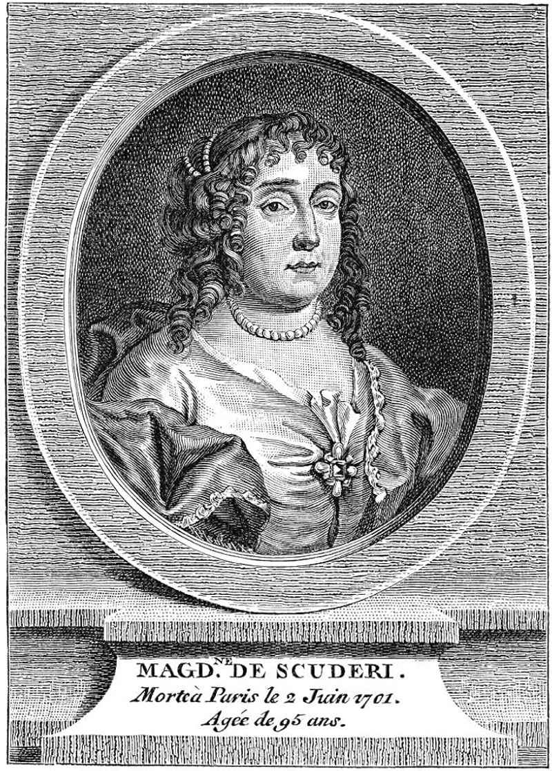 Madeleine de Scudéry, French novelist, 1701