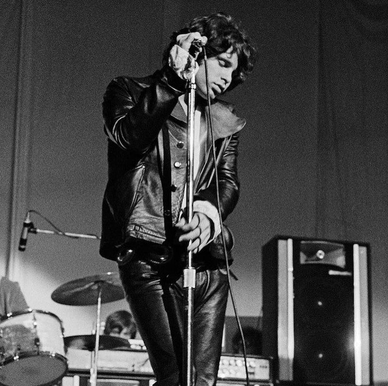 Jim Morrison – Leather pants, no shirt, poetic swagger.