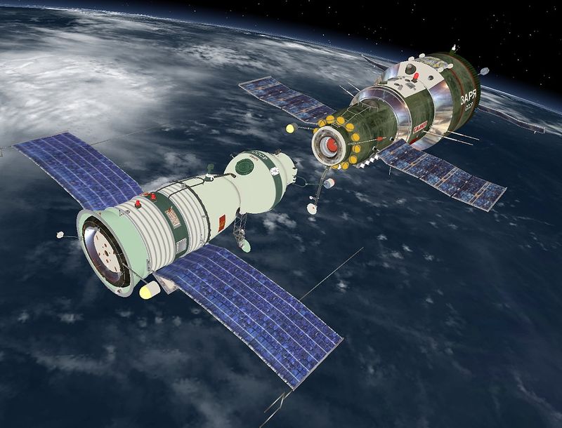 Humanity's First Space Station Greeting (1971)