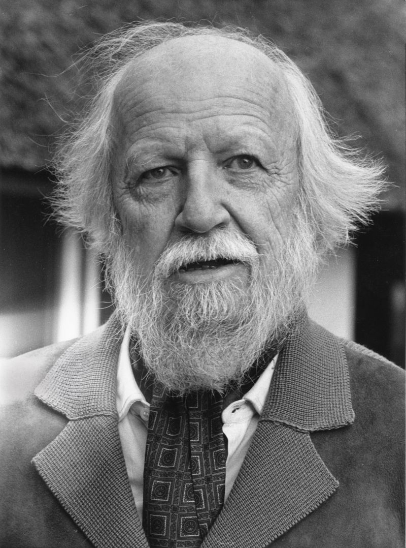 William Golding, British novelist and Nobel Prize laureate, author of 