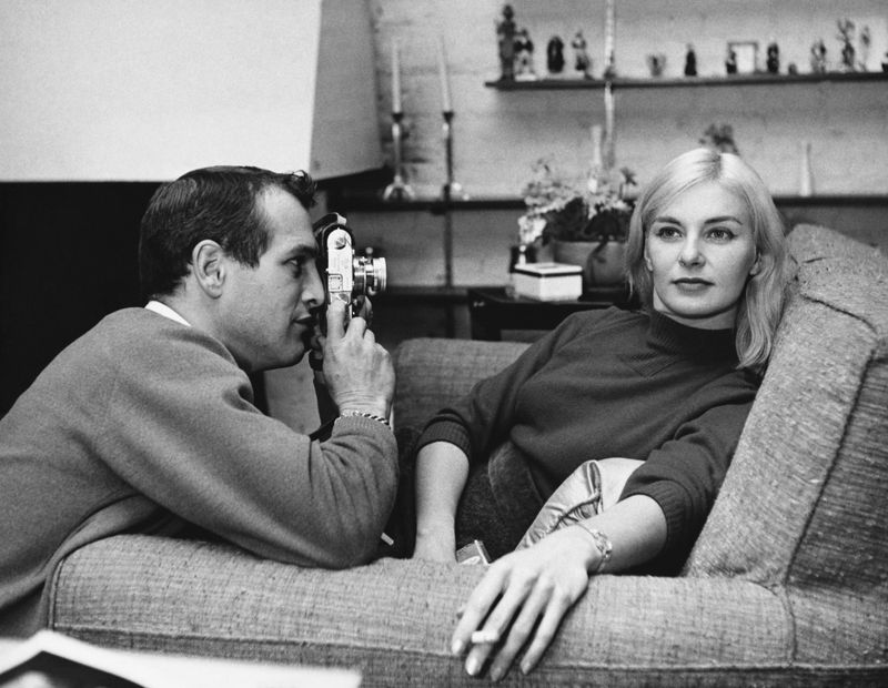 Paul Newman and Joanne Woodward