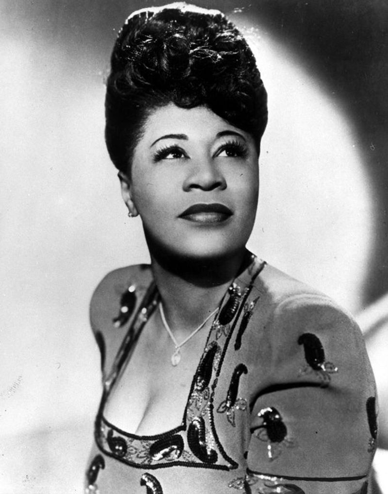 Ella Fitzgerald, American jazz singer, 1996