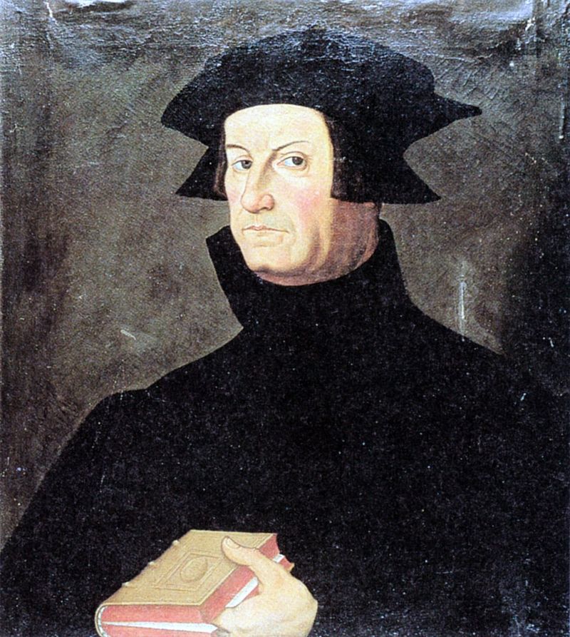 Leo Jud, Swiss theologian and reformer, 1542