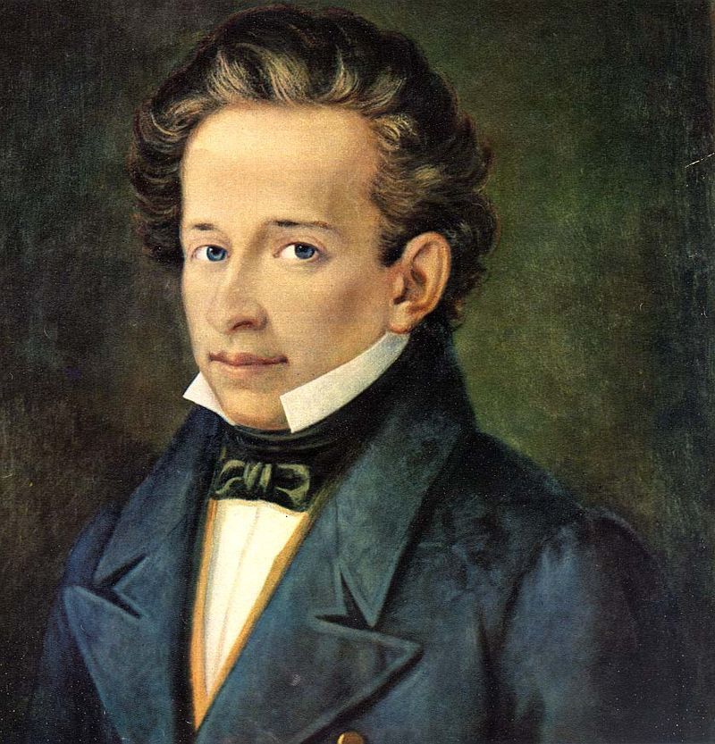Giacomo Leopardi, Italian poet & philosopher, 1837