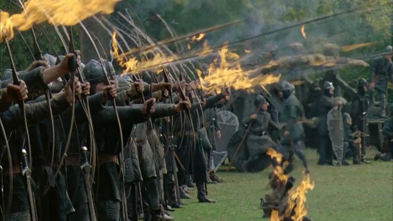 Flaming Arrows Lit Up Every Siege