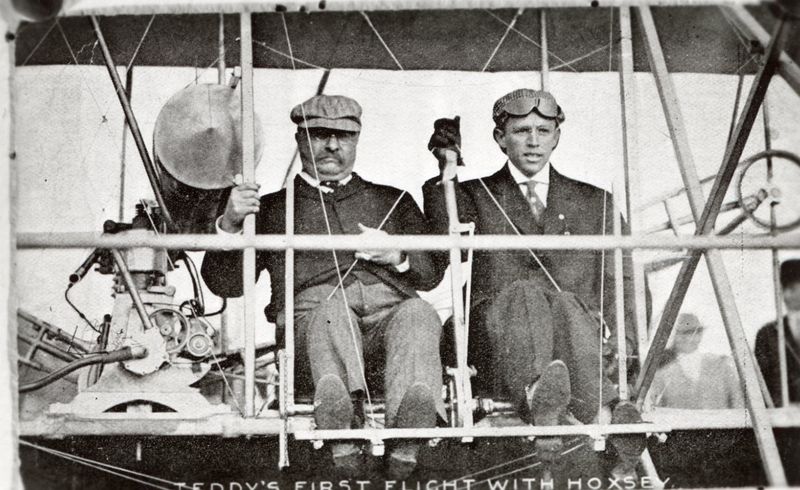 First President to Ride in a Car & Fly in a Plane
