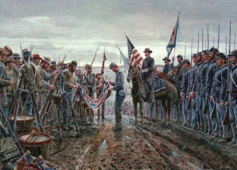 Union Soldiers Saluted the Confederates