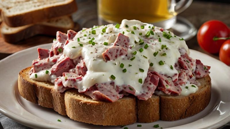 Creamed Chipped Beef on Toast (S.O.S.)
