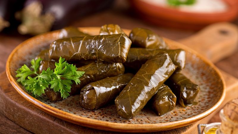 Stuffed Grape Leaves (Dolma, Ancient Persia)